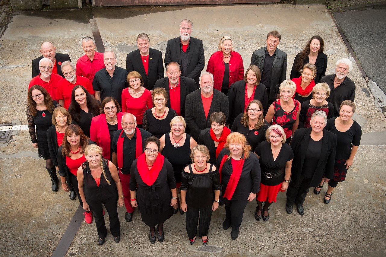 Action im Groden, unser Chor