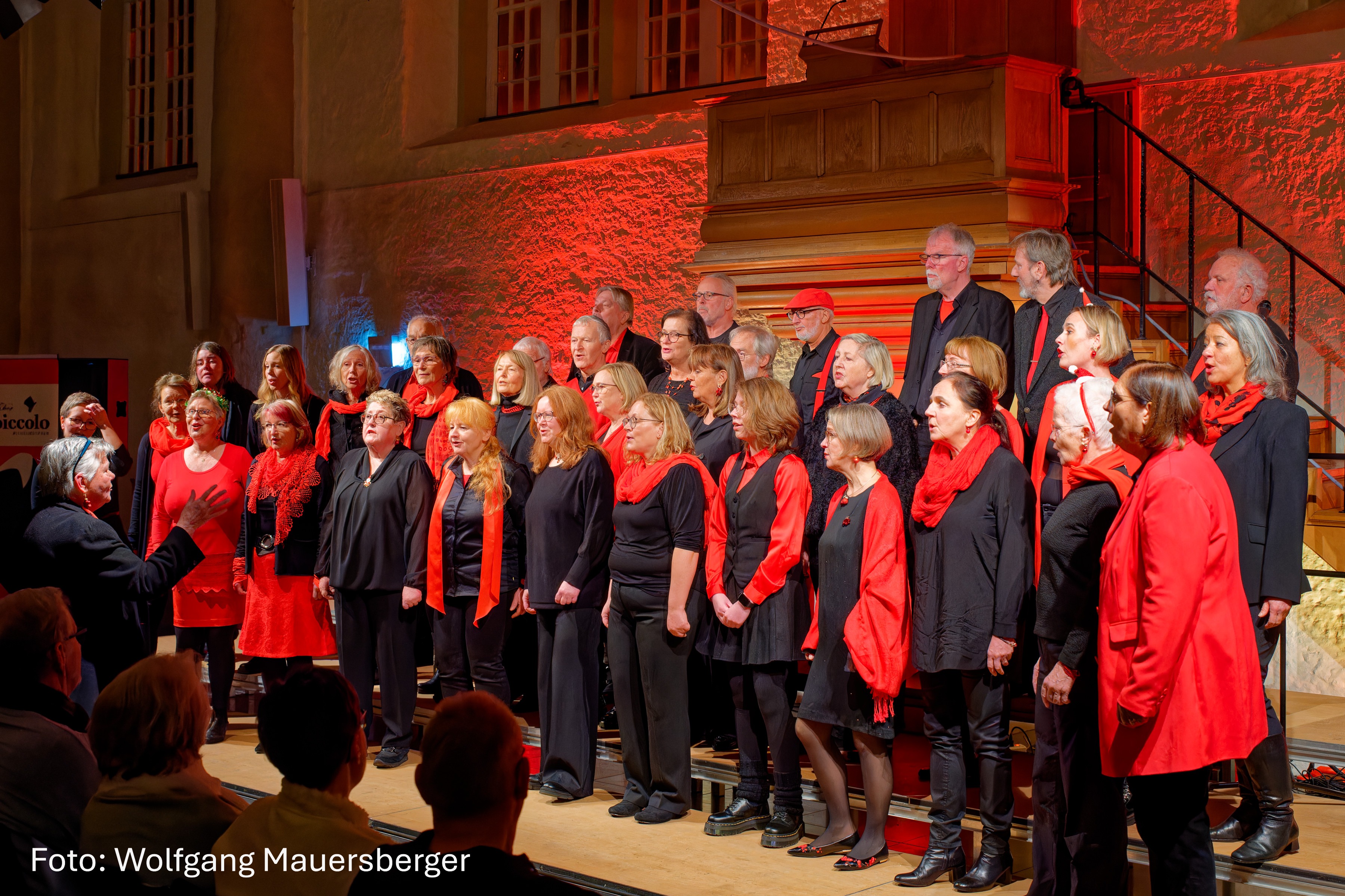 Action im Groden, unser Chor
