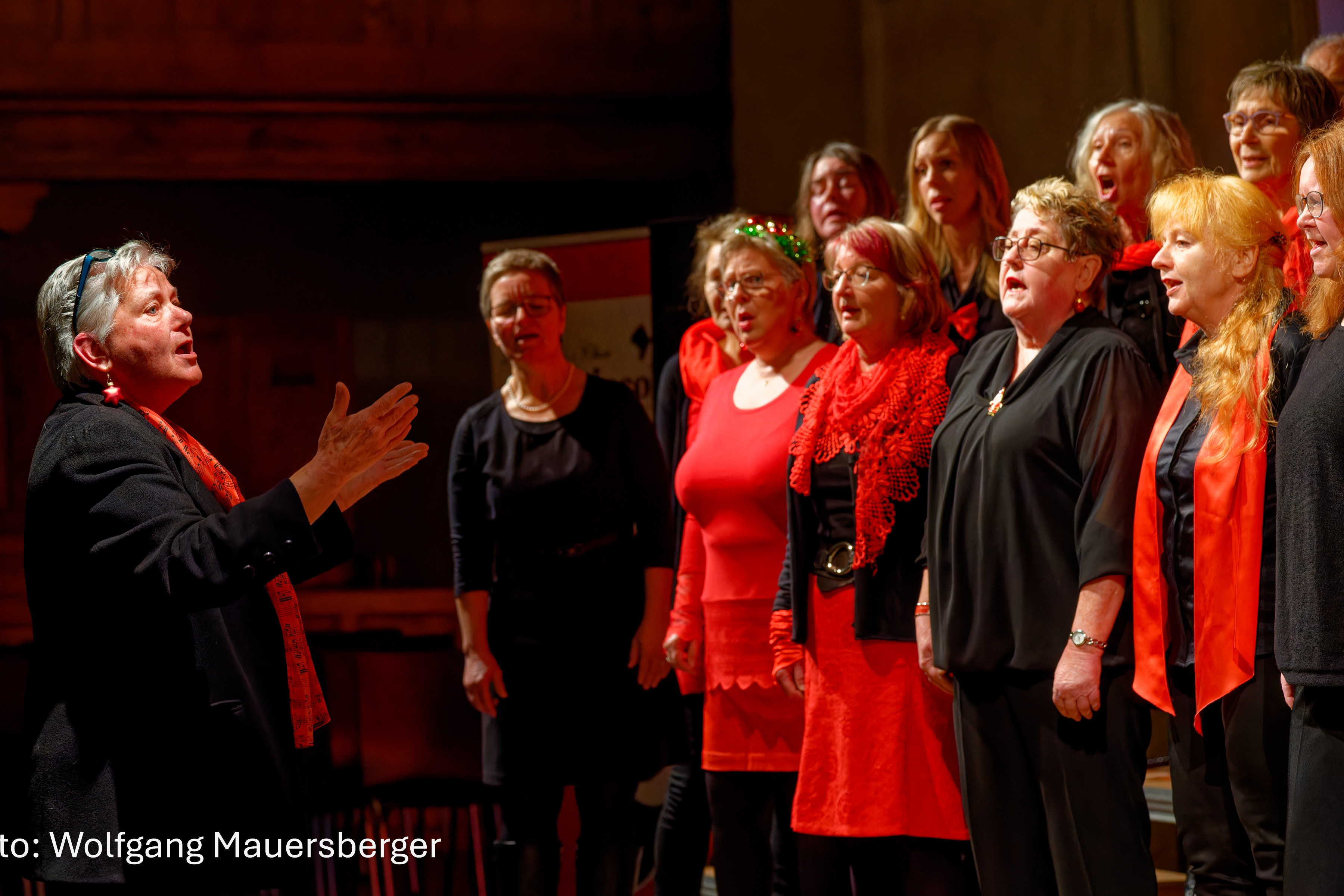 Action im Groden, unser Chor