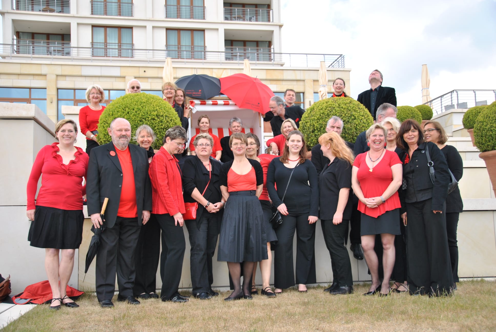 Action im Groden, unser Chor