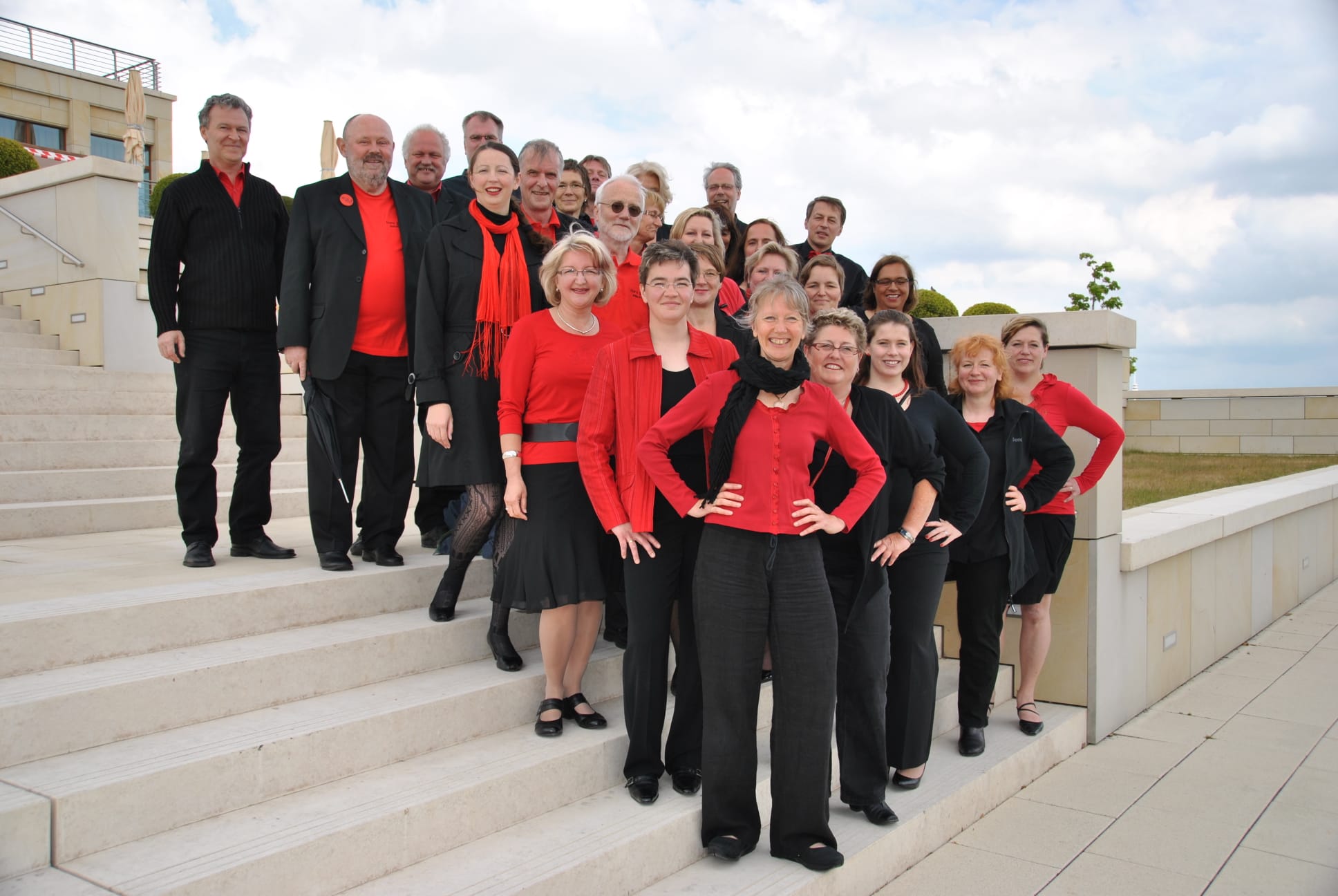 Action im Groden, unser Chor